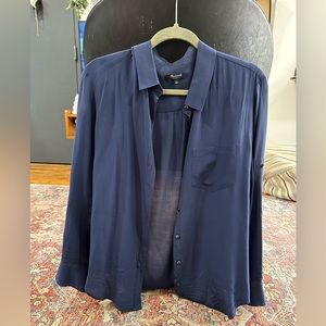 Madewell Silk Button Down